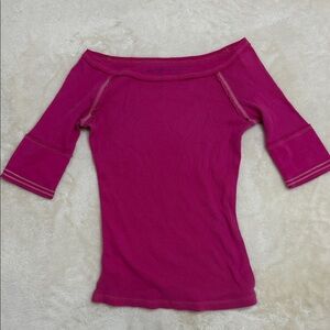 Tee Shop Fashions Best Kept Secret Women's Off-Shoulder Pink Top S / Small